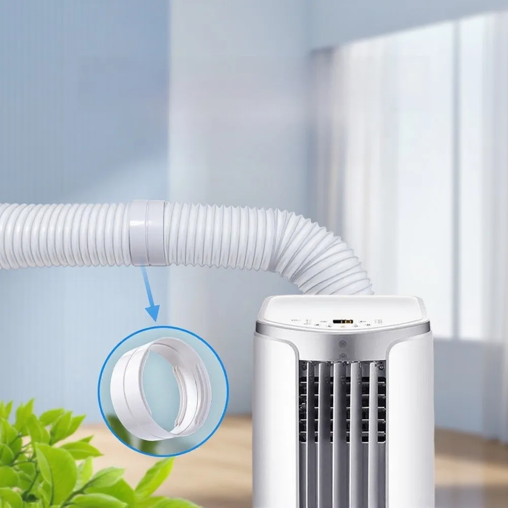 15cm Portable Air Conditioner For Exhaust Pipe Connector Plastic For Exhaust Duct Extension Pipe Hose Connector Replacement