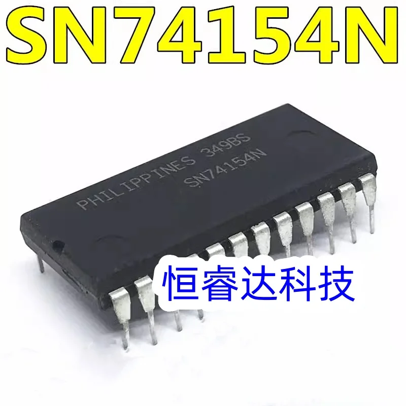 5PCS SN74154N 74154N Decoder/Encoder Direct Interpolation DIP-24 Wide Body New Spot