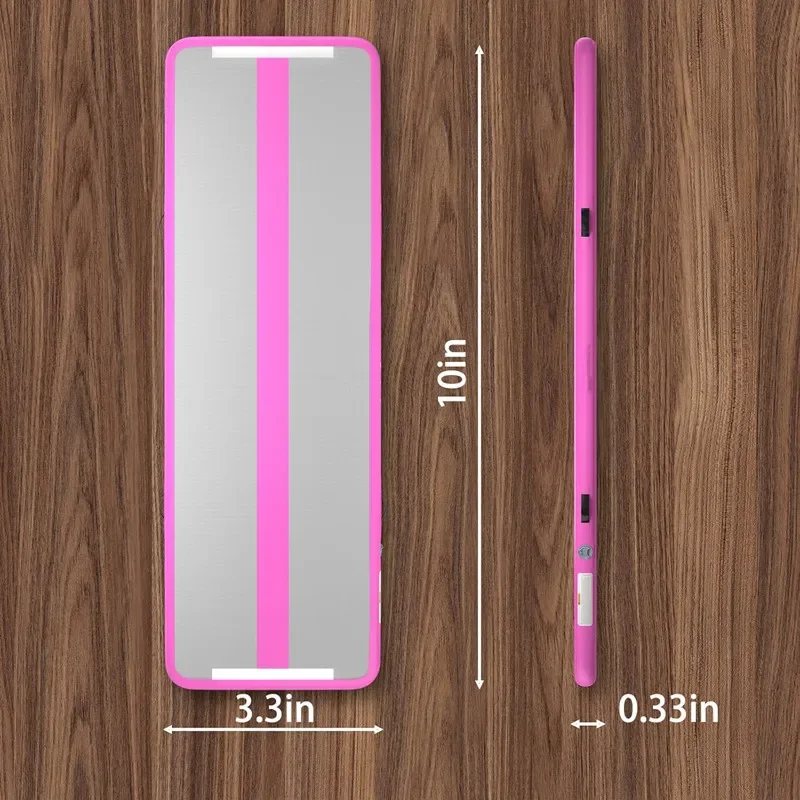 Wholesale Inflatable Gymnastics Mat Air Mat Tumble Track for Home Yoga Without Electric Air Pump Thick Tumbling Gym Mats