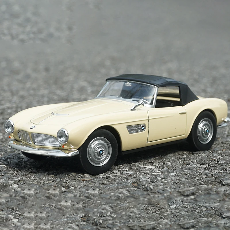 WELLY 1:24 BMW 507 Convertible BMW 507 Soft-Top 1956 Classic Car Alloy Car Diecasts & Toy Vehicles Car Model Toys For Children