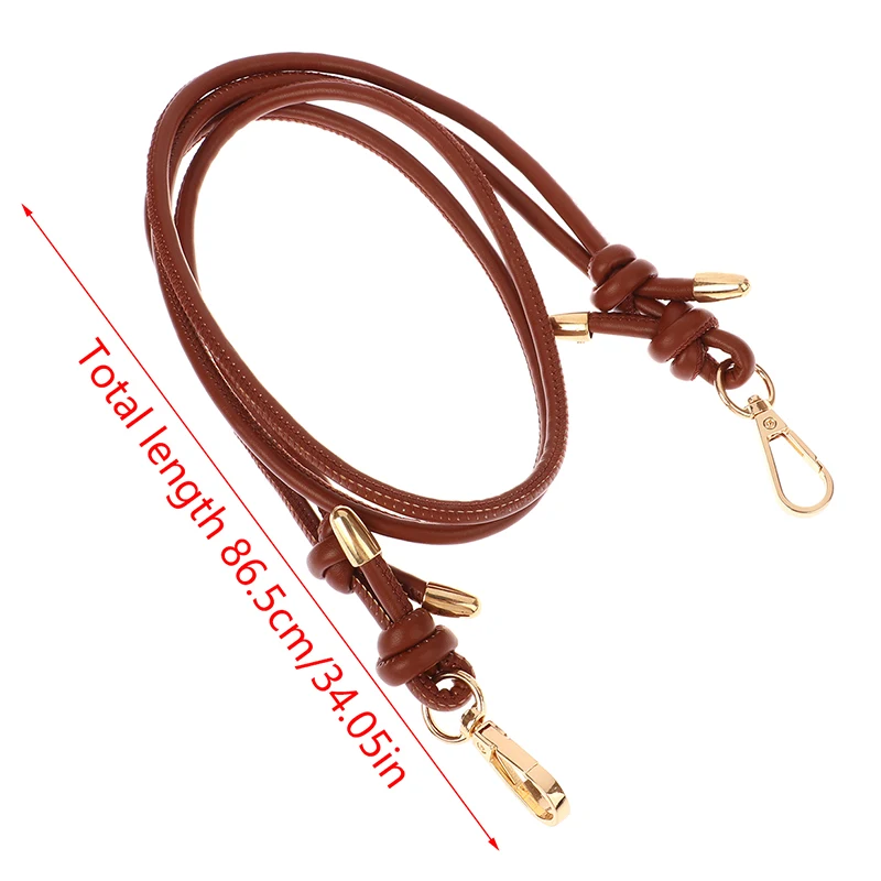 New Bag Strap Accessories 86.5cm Adjustable Length Single Shoulder Crossbody Multi-color Leather Bag Strap