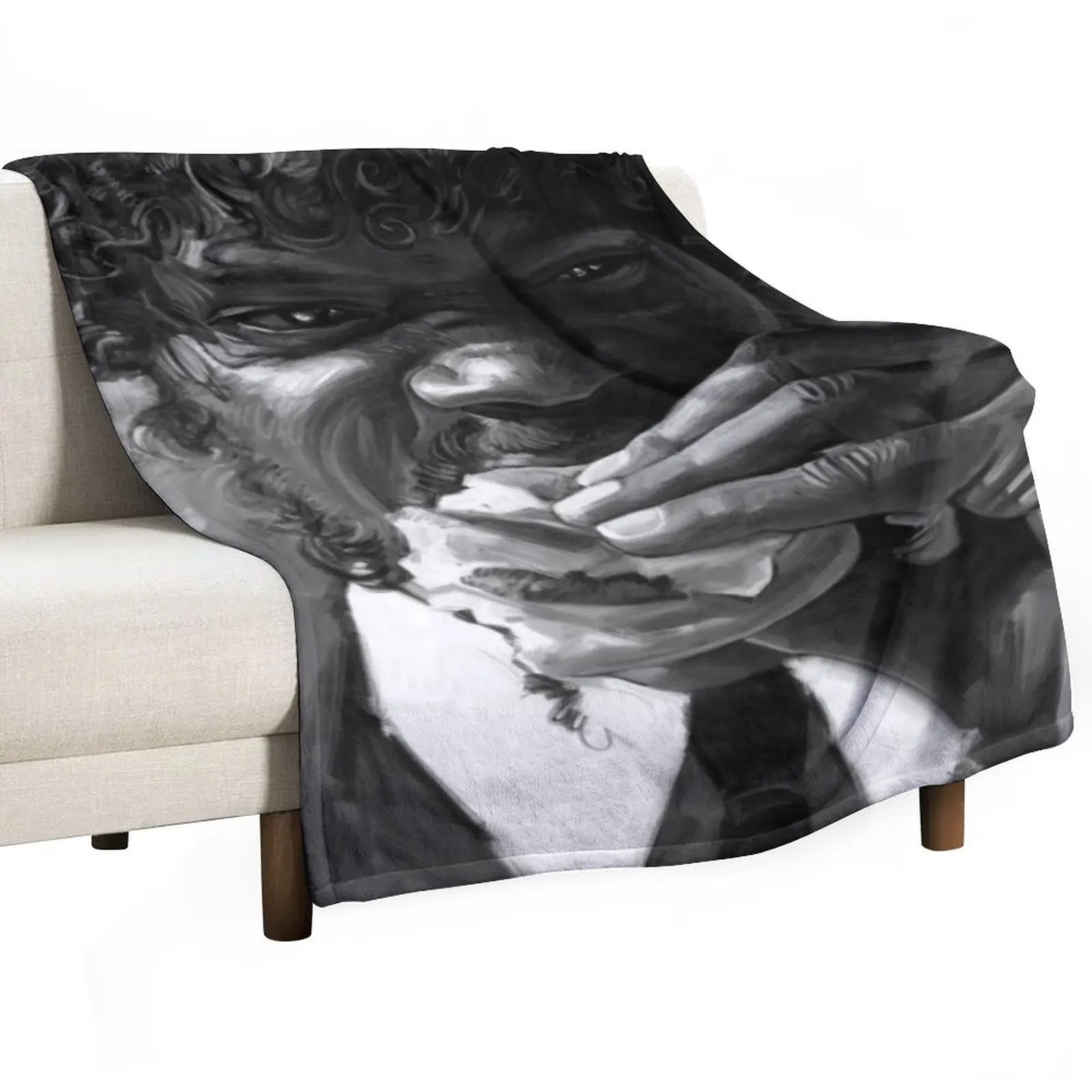 

Samuel L. Jackson Throw Blanket sofa bed halloween Vintage christmas decoration Blankets