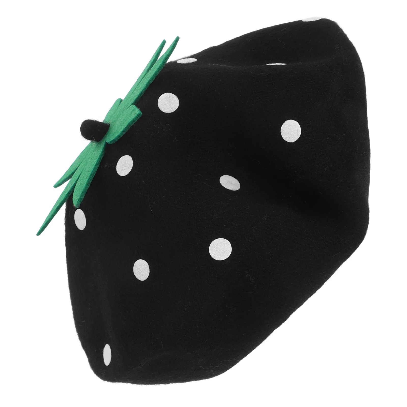 

Charming Childrens Retro Strawberry Beret Hat Cap Perfect for Outdoor Adventures Artistic Style Toddlers