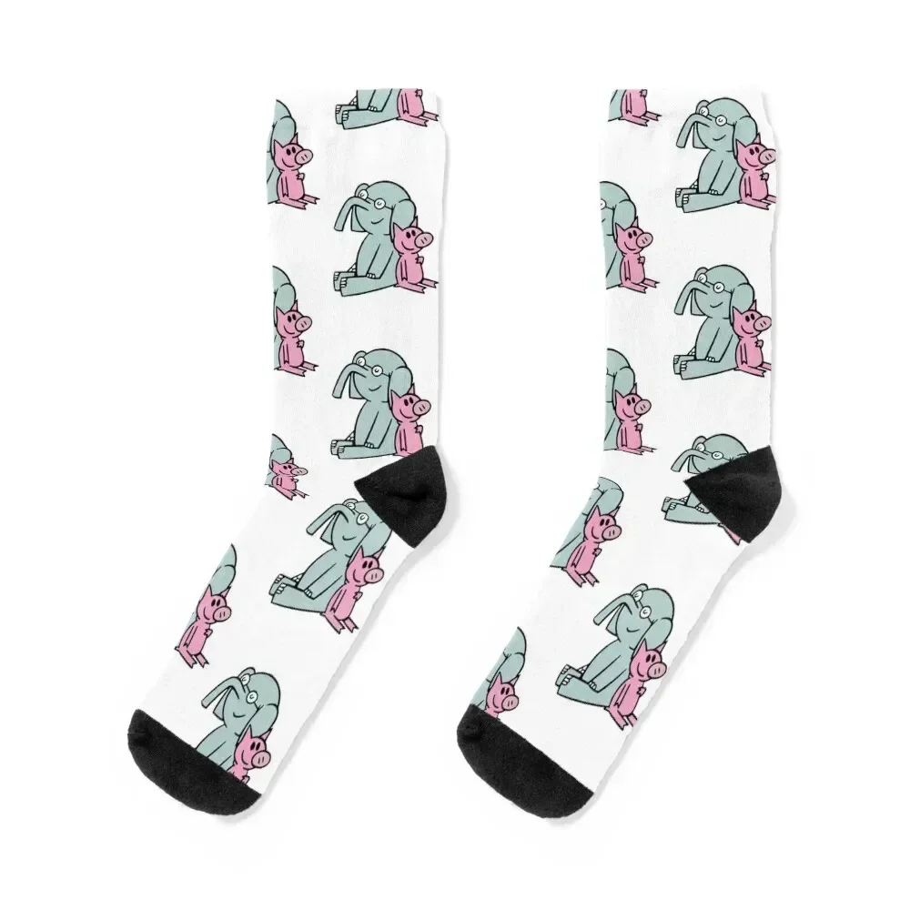 

Elephant and Piggie - Gerald and Piggie 4 Socks kawaii tennis funny gifts Women Socks Men's