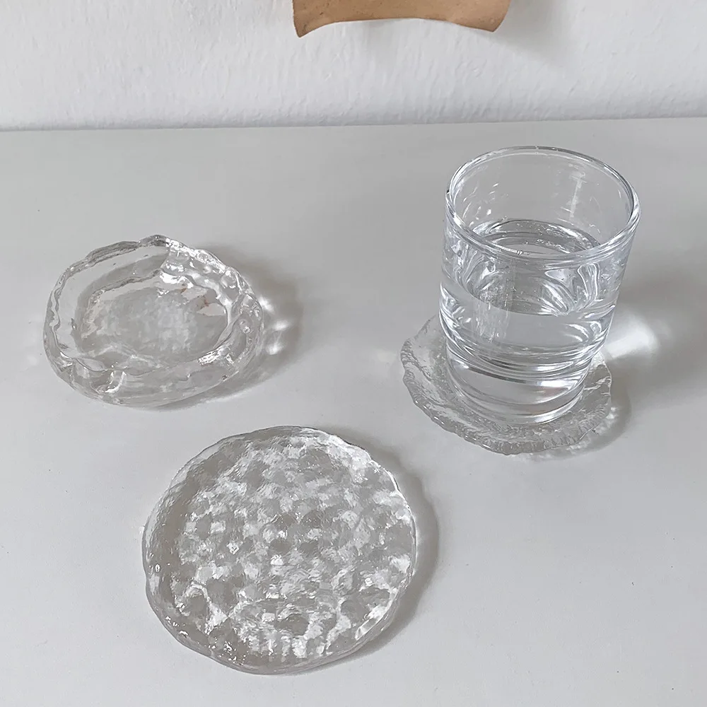 Shooting Props Glass Tea Coaster Crystal Tea Cup Decoration Photo Photography Background Props