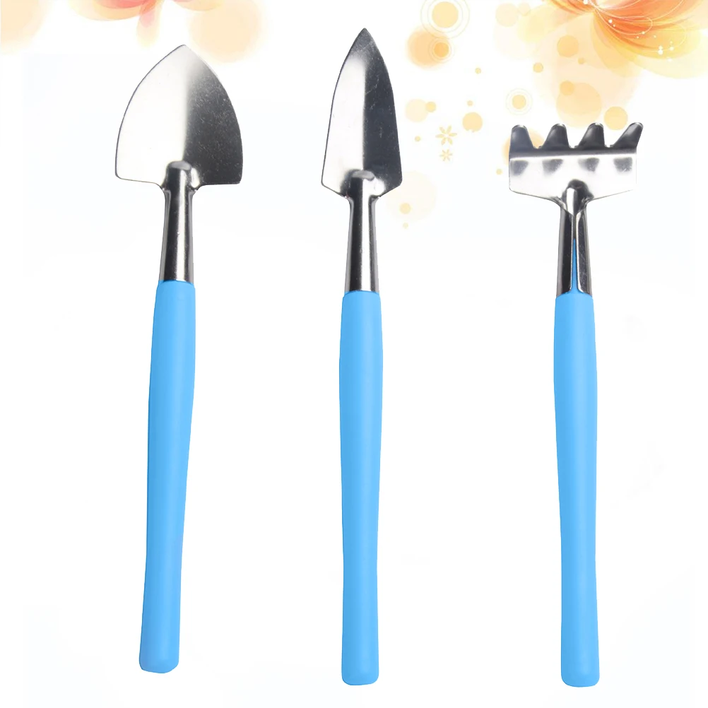 

Garden Tool Set Shovel Bonsai Transplanting Rake Mini Spade for Weed Planting Portable Hangable Handle