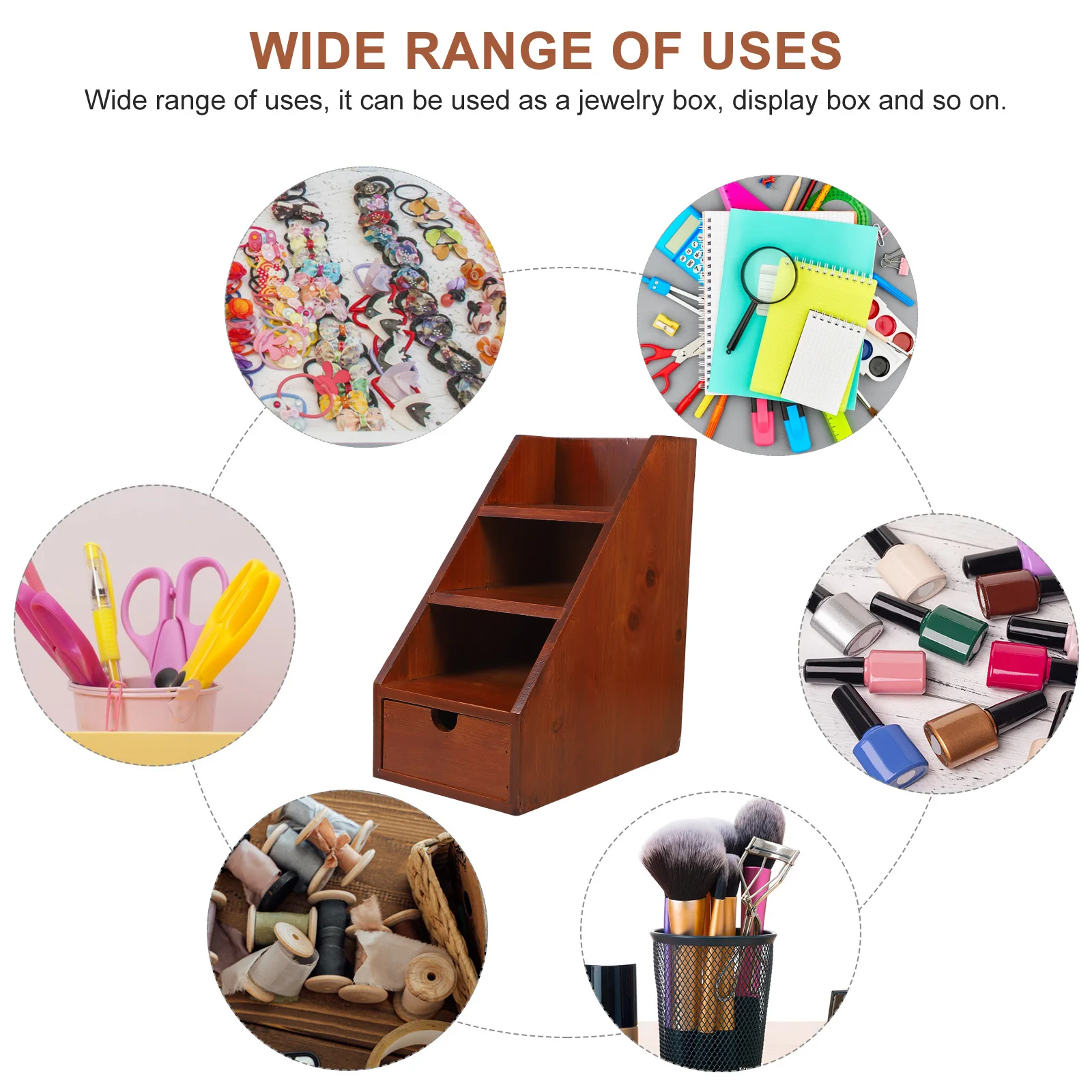 

Multi-layer Storage Box Desk Organizer Tray Office Desktop Drawers Pen Holders File Organizer Stand Home Office Accessories