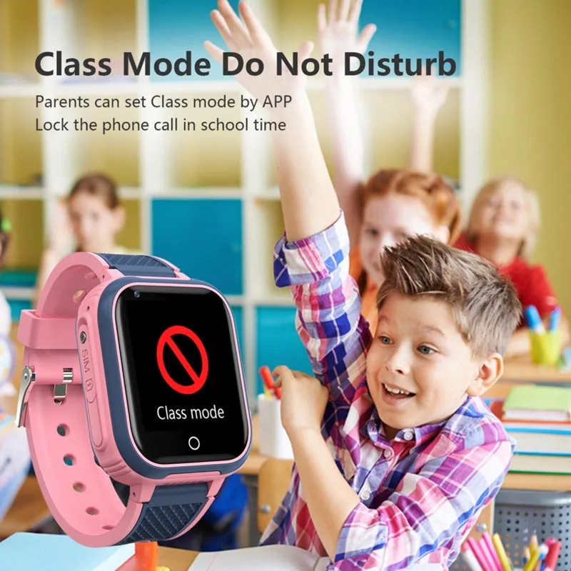 Reloj inteligente LT21 para niños con rastreador GPS, videollamada 4G LTE, reloj inteligente para niños con Sim IP67, reloj resistente al agua, reloj inteligente antipérdida