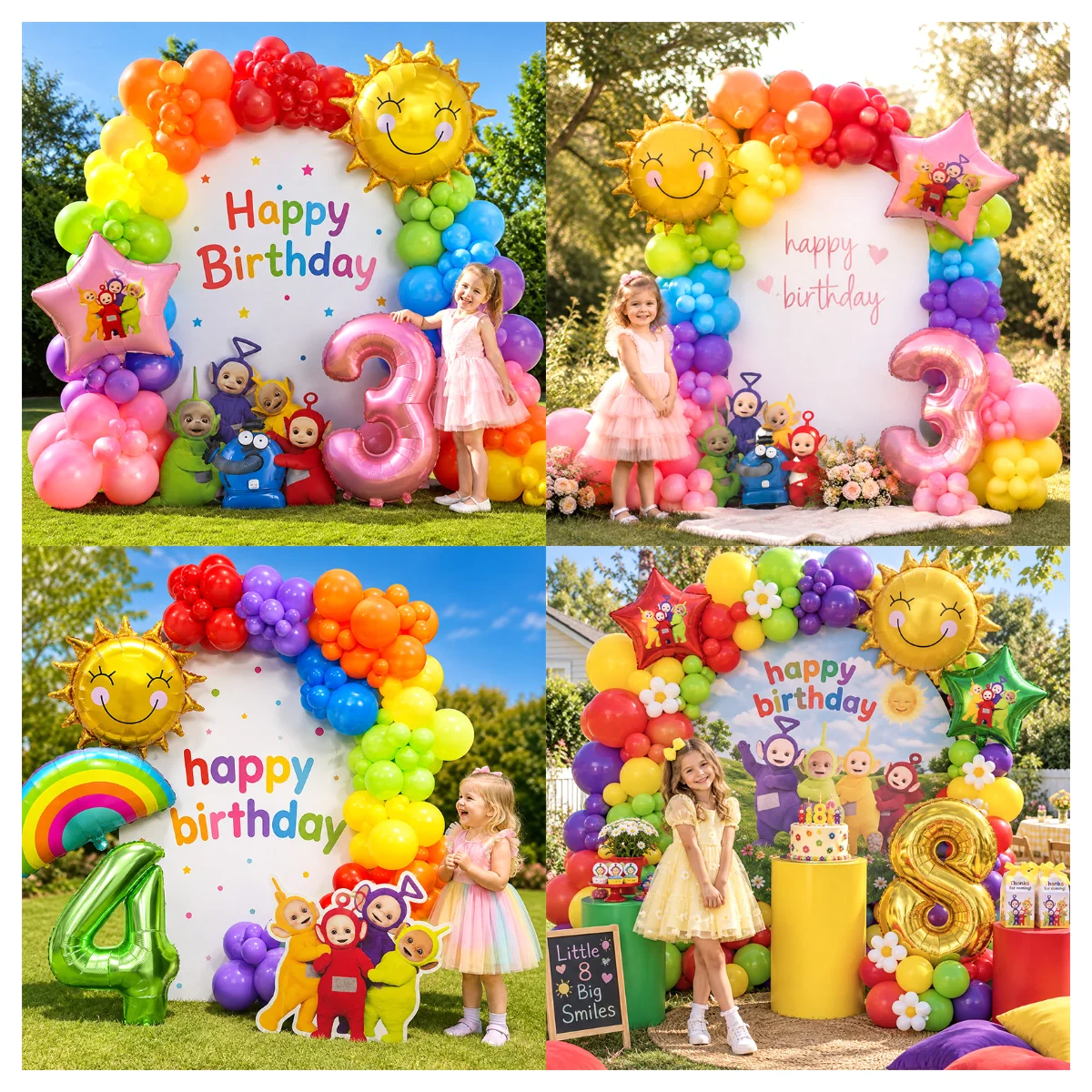 Balloon Arch Kit - Teletubbies Kids Character Balloon Arch Globos