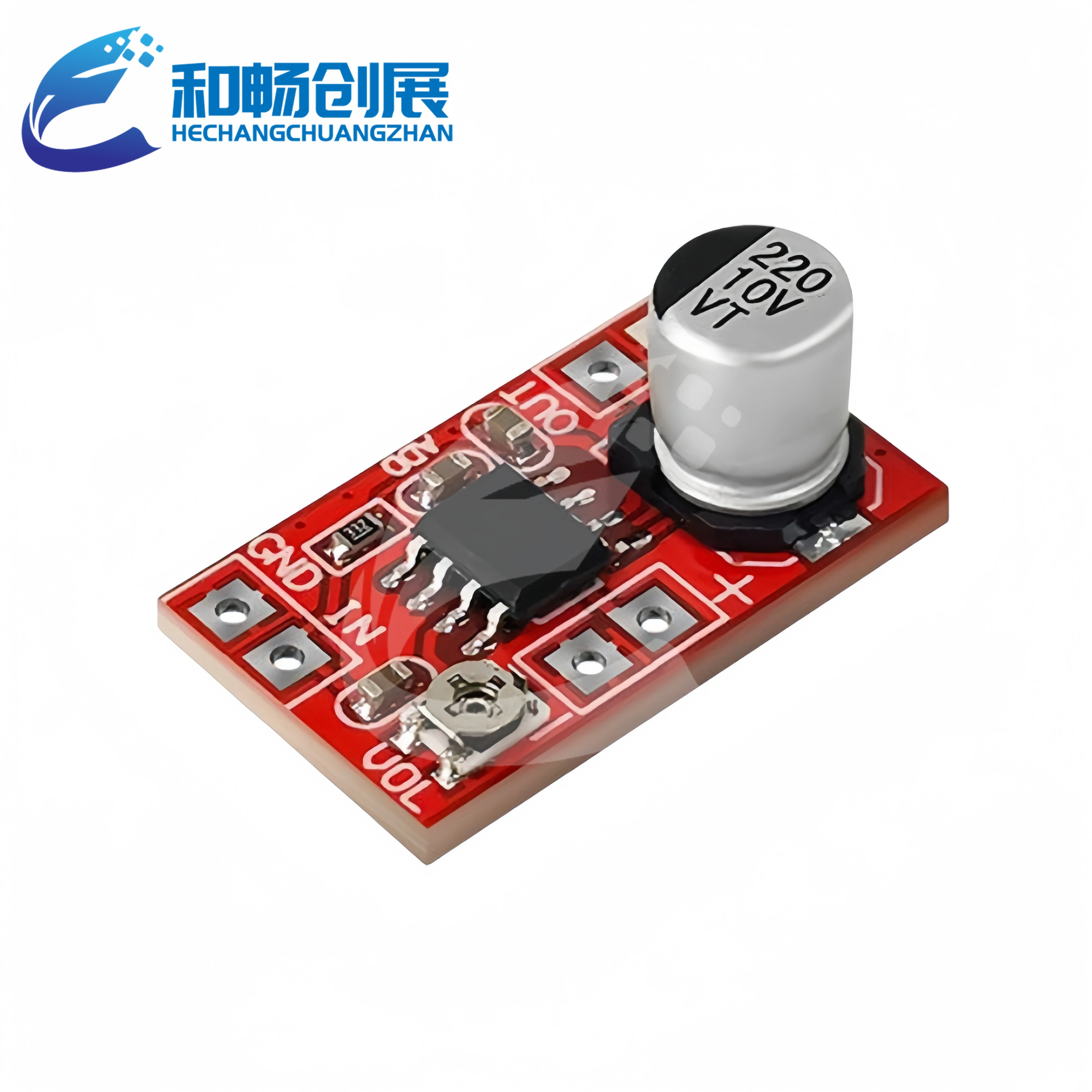 DC 5V-12V Micro Electret Amplifier MIC Condenser Mini Microphone Amplifier Board Volume Adjustable