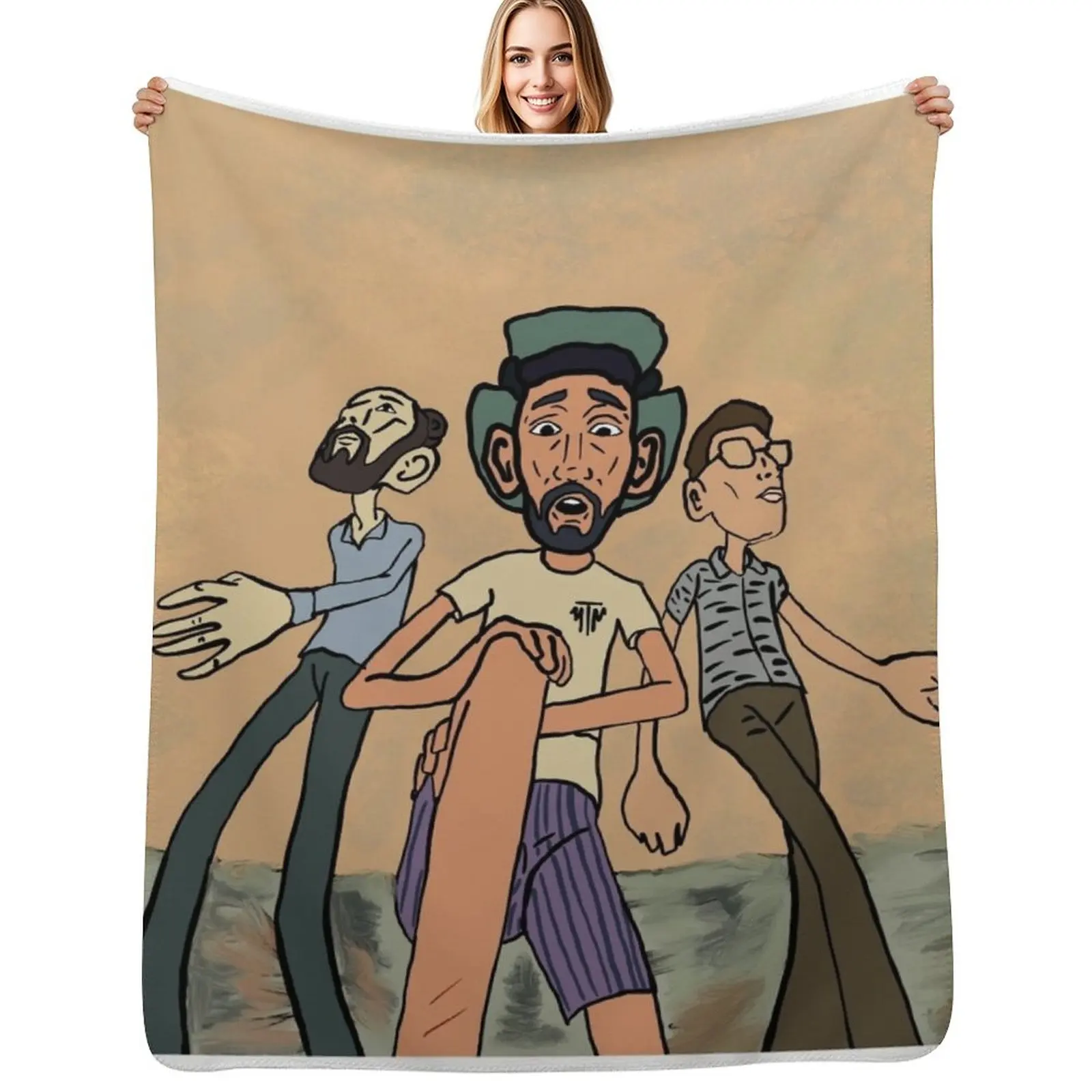 AJR the maybe man Throw Blanket Soft Breathable Blanket for Night Sleeping