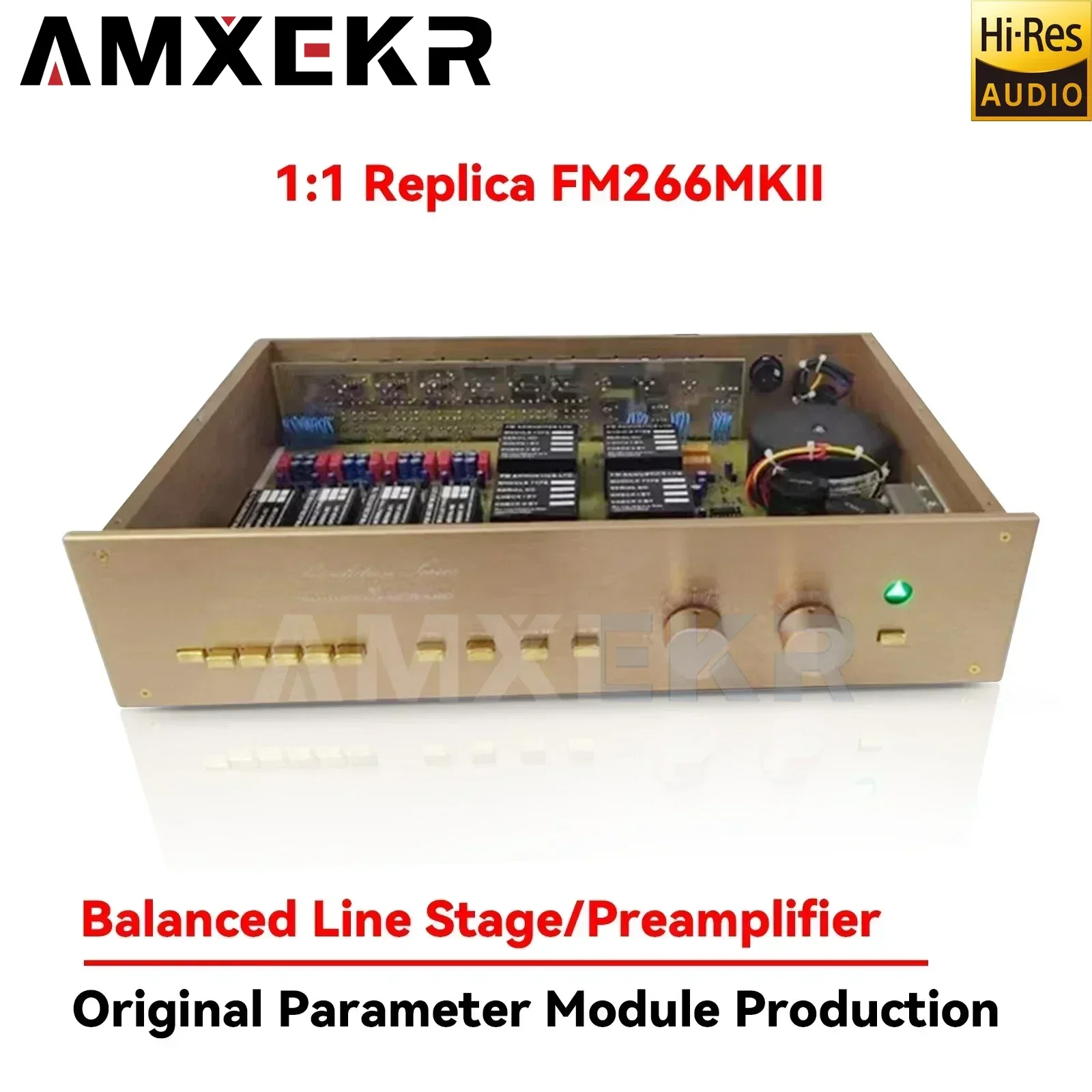 AMXEKR Reference Switzerland FM266MKII Circuit Class A Fully Balanced Hifi Preamplifier audio amplifier