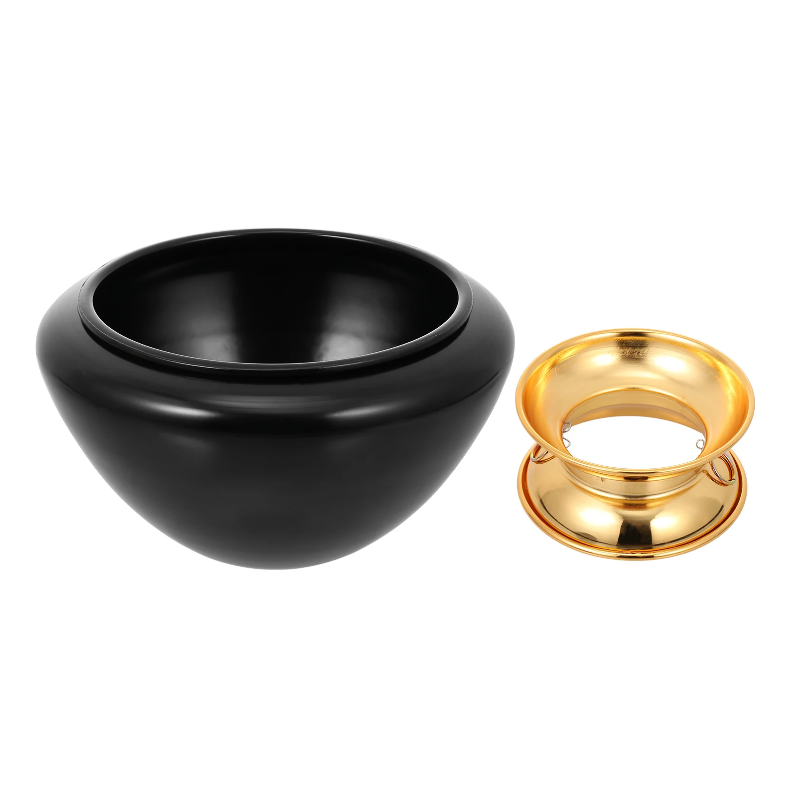 

Sound Bowl Ornaments Chanting Tibet Singing Multifunction Tibetan Black Meditation Decorative Home Accessories High