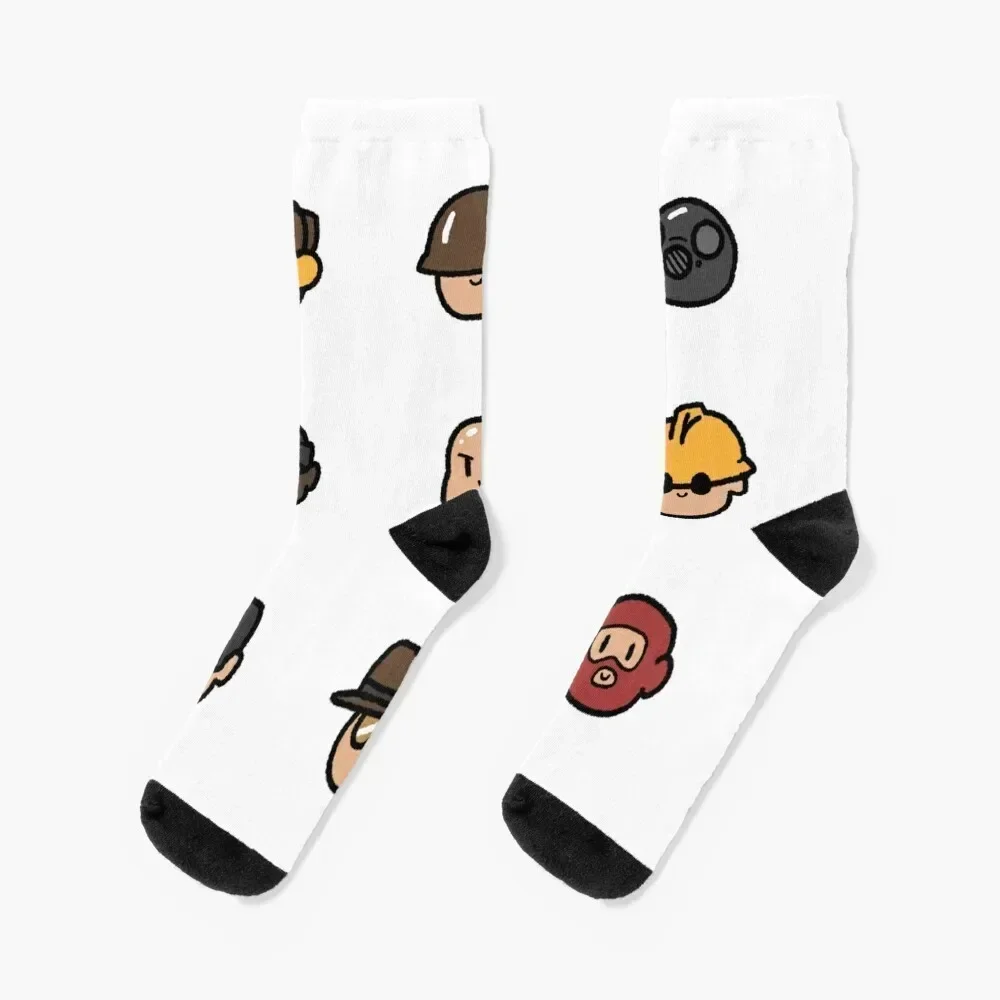 

Носки Team Fortress 2 Merc Heads (КРАСНЫЕ) Короткие походные ботинки, профессиональные роскошные носки для бега для девочек, мужские