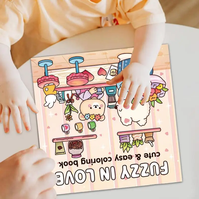 Coloring Book Tracing And Coloring Book For Kids Cartoon Pages Simple Cute Art Toy Game For Boys Girls Children Teens Stress