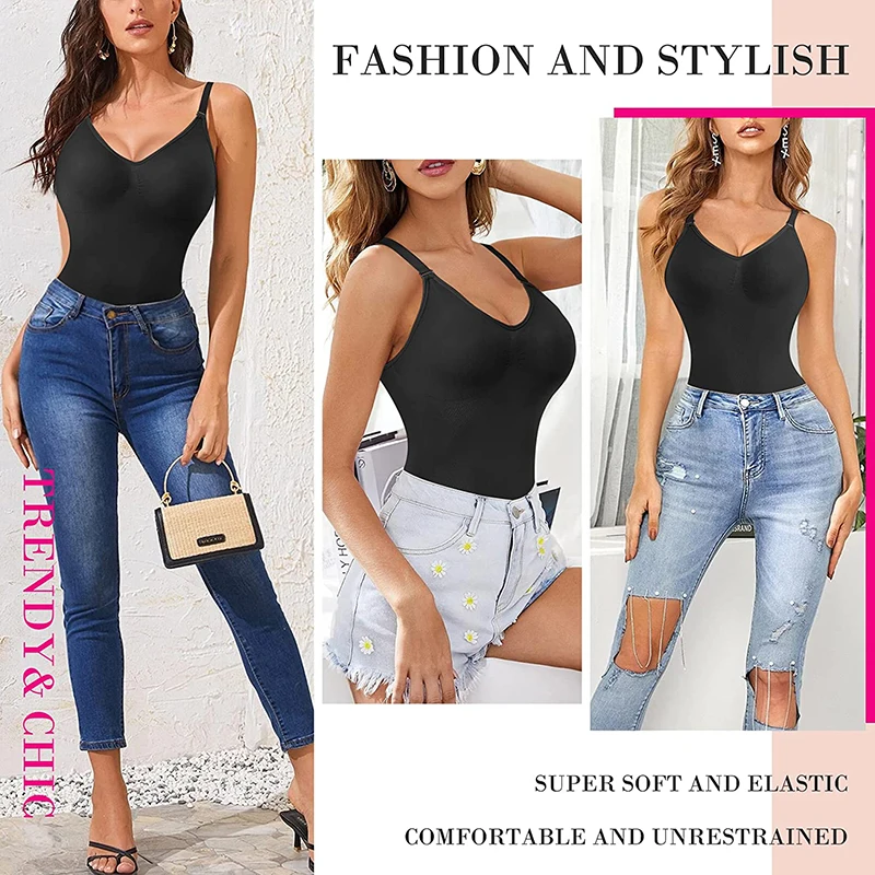 Full Body Shaper Fajas Seamless Women Bodysuit Slimming Tummy Shapewear Mid-Thigh Underwear Butt Lifter Corset Open Crotch