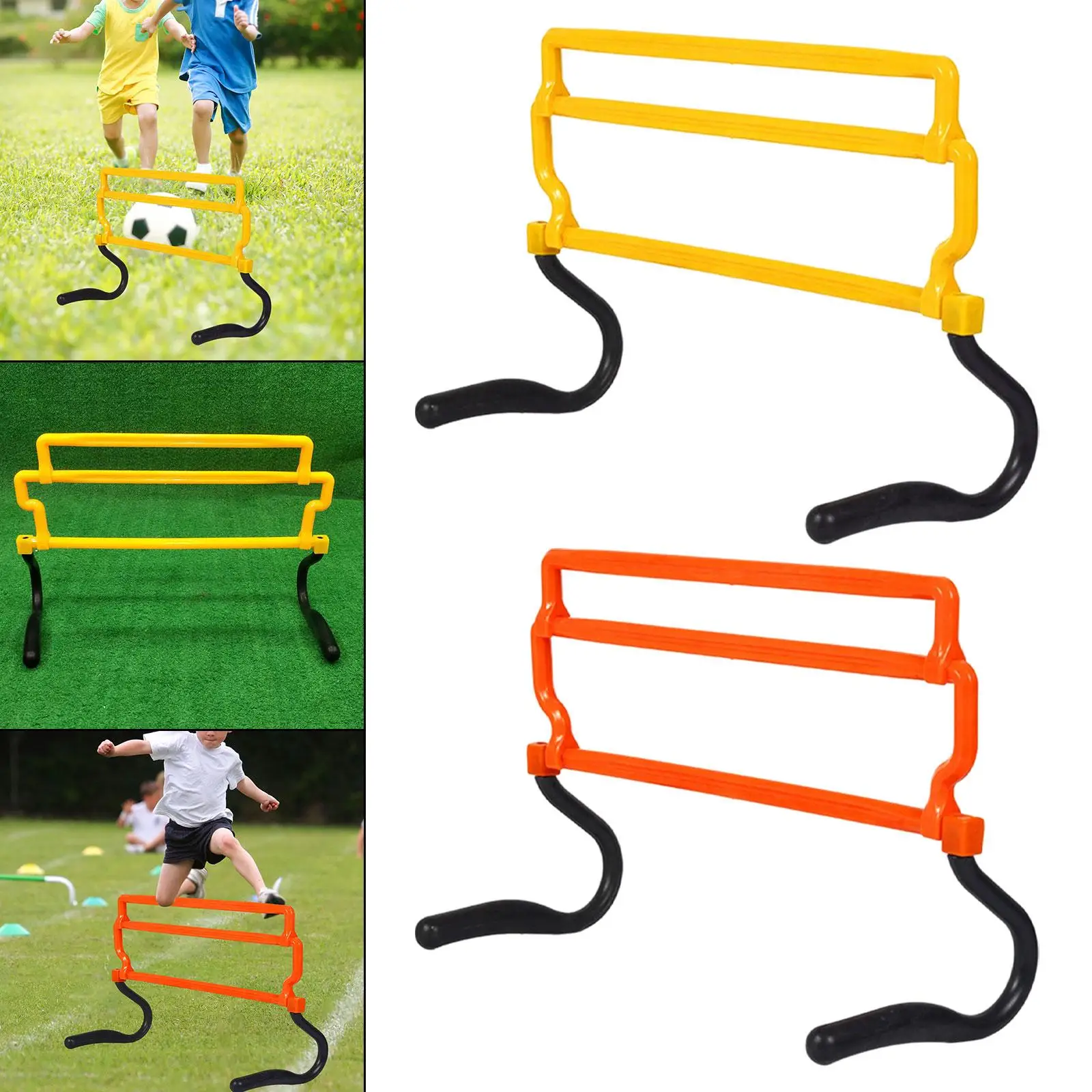 Speed and Agility Hurdles Sports Hurdles Detachable Folding Versatile Shelf Soccer Exercise Equipment for Track and Field Gym