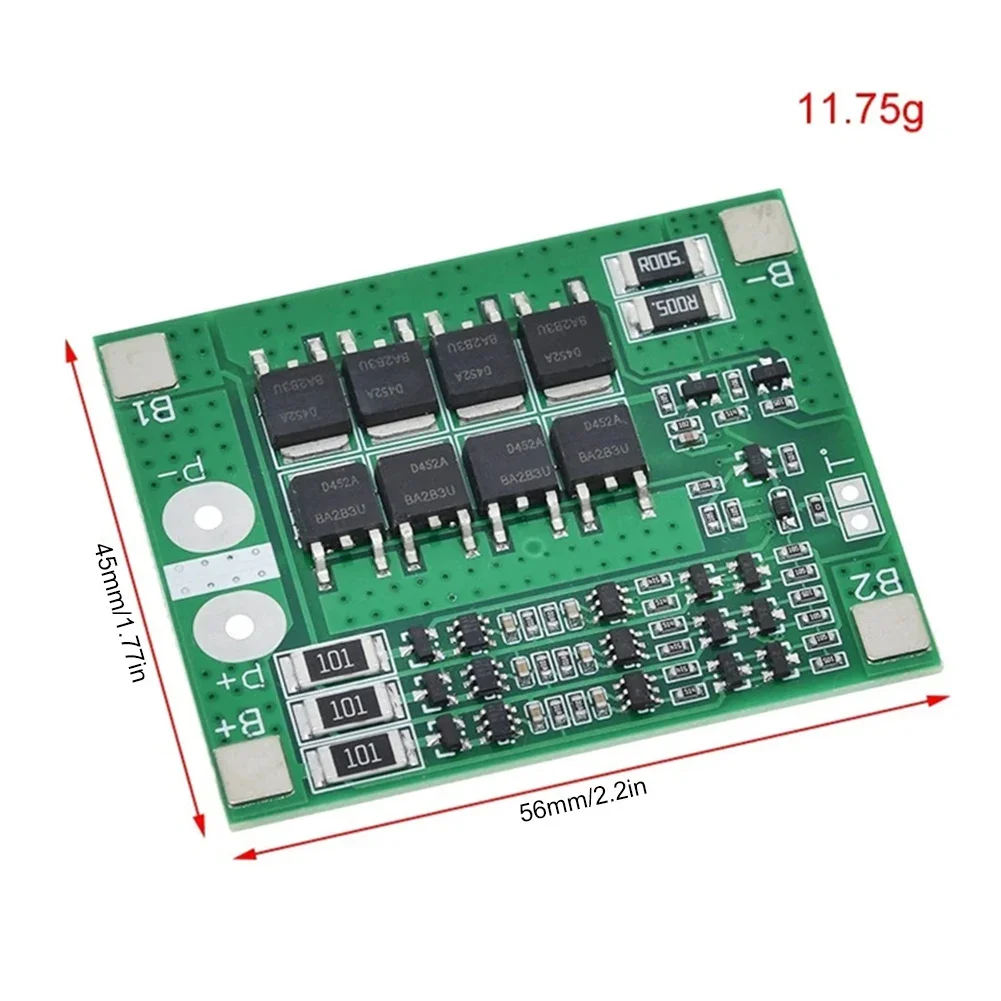 3S 25A Li-ion 18650 Battery Protection Board with Balance BMS PCM Lithium Battery Charger Protection Board for Lipo Cell Module