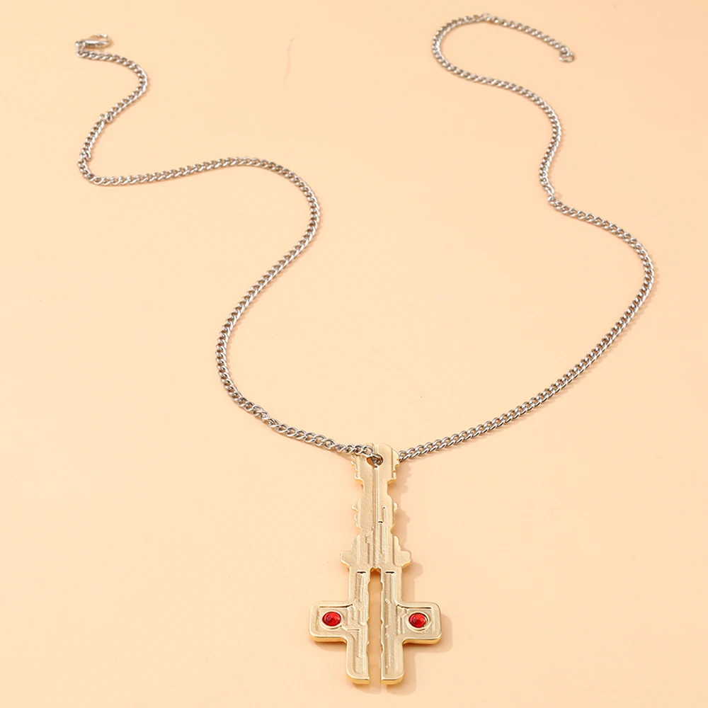 جديد فيلم مهمة مستحيل 7 توم تأثيري قلادة الكبار للجنسين AI مفتاح قلادة المختنق ملحقات السلسلة هدية الدعامة #4