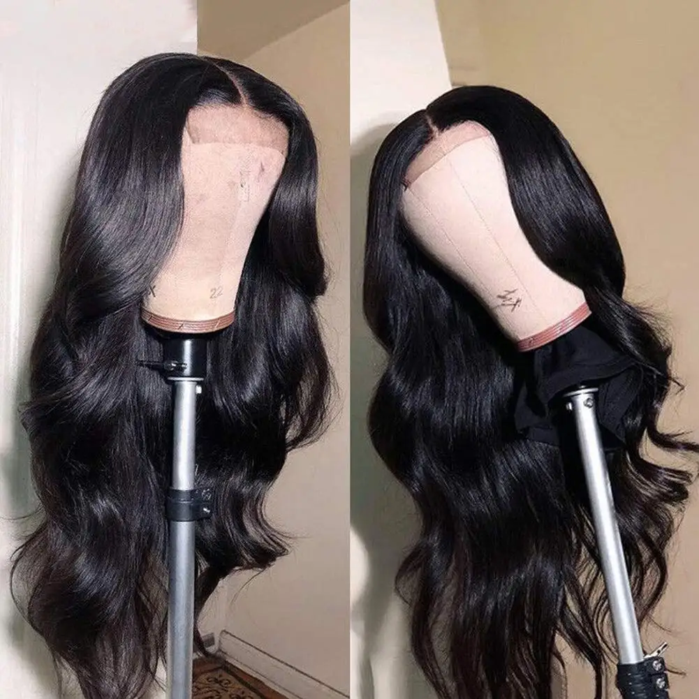 Body Wave 13x4 Hd Transparent Lace Front Human Hair Wig 30 34 Inch 180 Density 13x6 360 Lace Frontal Wigs For Women Pre Plucked