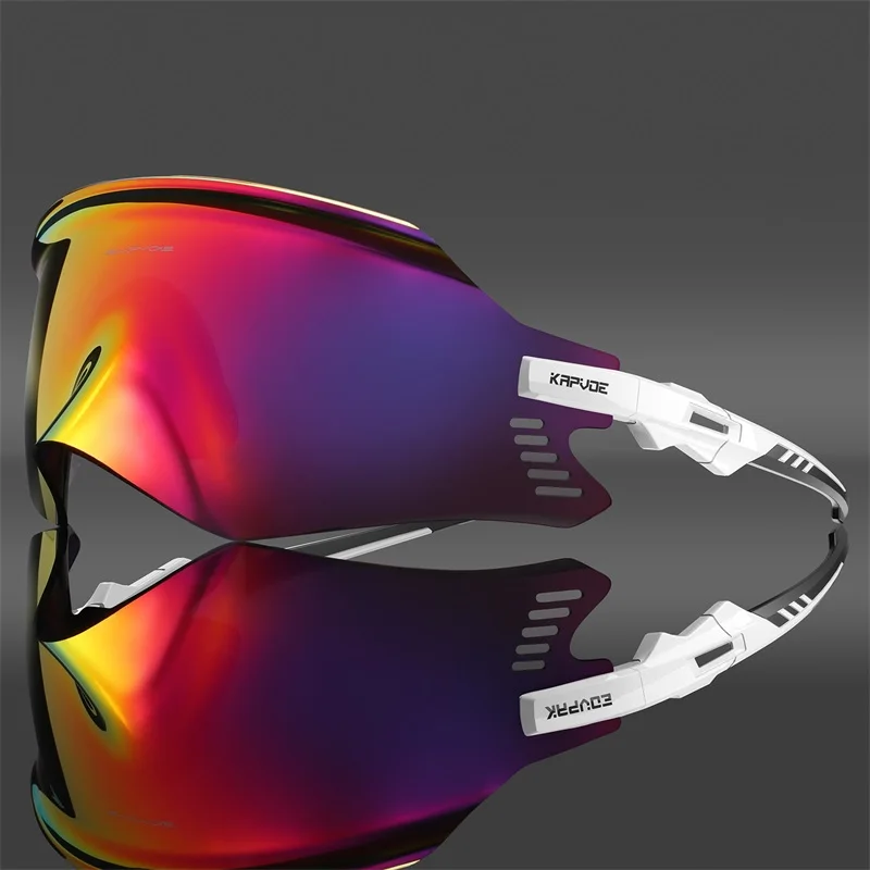 Kapvoe Cycling Sunglasses UV400 Men Bike Sunglasses MTB Eyewear Outdoor Sport Goggles Bike Glasses Oculos De Ciclismo