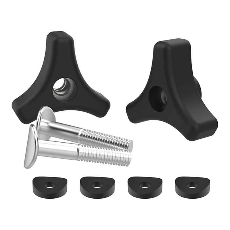 DT19 Lawn Mower Handle Knob for Nut Bolt Kit Triangle Handle Bolts for Honda Murray for Ryobi Mower Handle Fastener Replacement