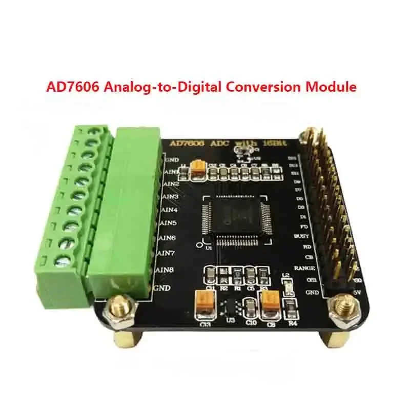 AD7606 Data Acquisition Module, 8-Channel Simultaneous Sampling, 16-Bit Multi-Channel ADC, 200 kHz Sampling Rate