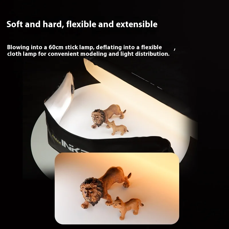 NIKEE GC12 LED Tube Light BI-Color Gas-Filled Handheld LED Light Wand CRI 95+ 2700K-6500K Photography Studio LED Lighting Custom