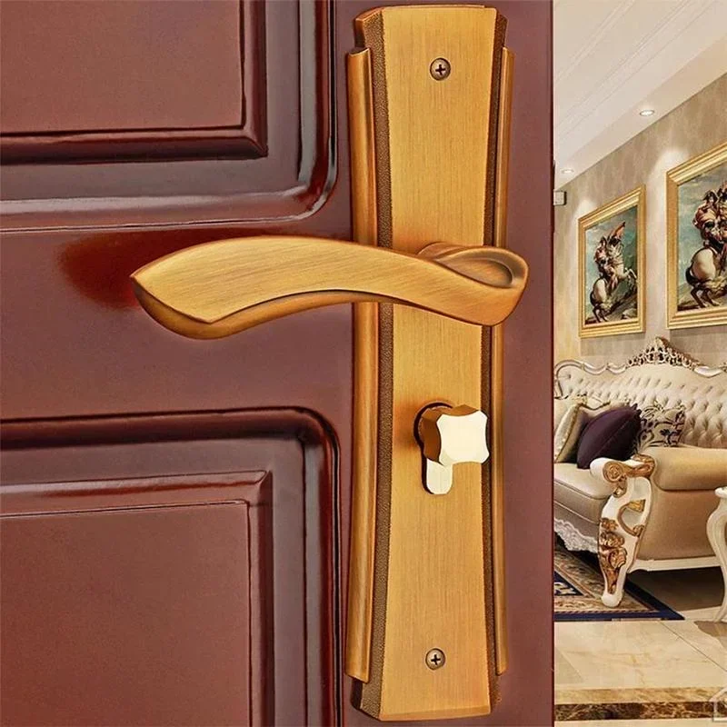 Zinc Alloy Door Handle Lock Set Home Security Lock with Keys Indoor Door Lever Latch door handle lock serrure de porte Hot Sale