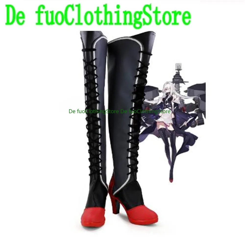 

Azur Lane SR Colorado Обувь для косплея Сапоги Игра Аниме Хэллоуин DefuoClothing Магазин обуви