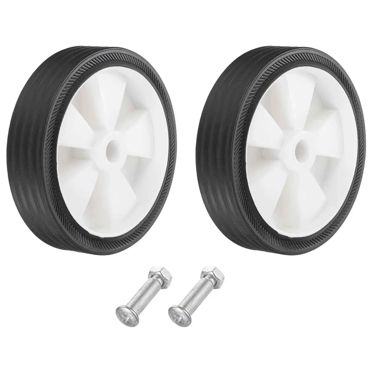【Great Sell】 5 Inches Air Compressor Wheels Replacement Universal Wheels for Most Air Compressors Pack of 2