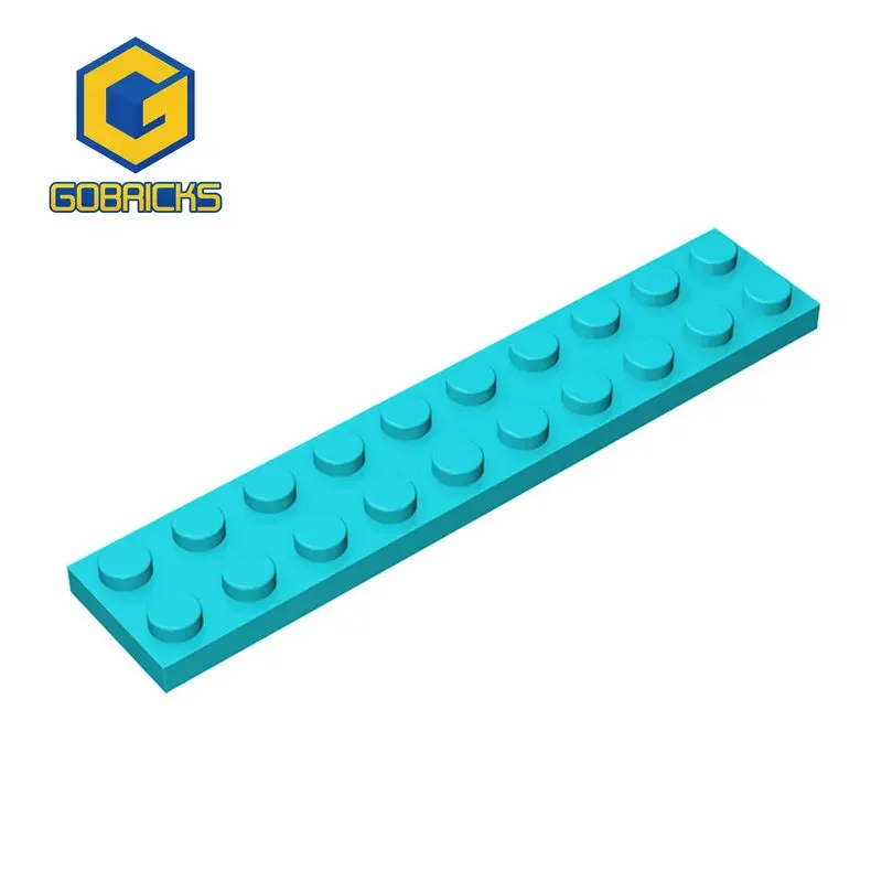 MOC-Plate 2x10 Bricks, Compatível com o Modelo 3832, Building Blocks Parts, Children Monts, Puzzle, Birthday Toys, 1 Pc