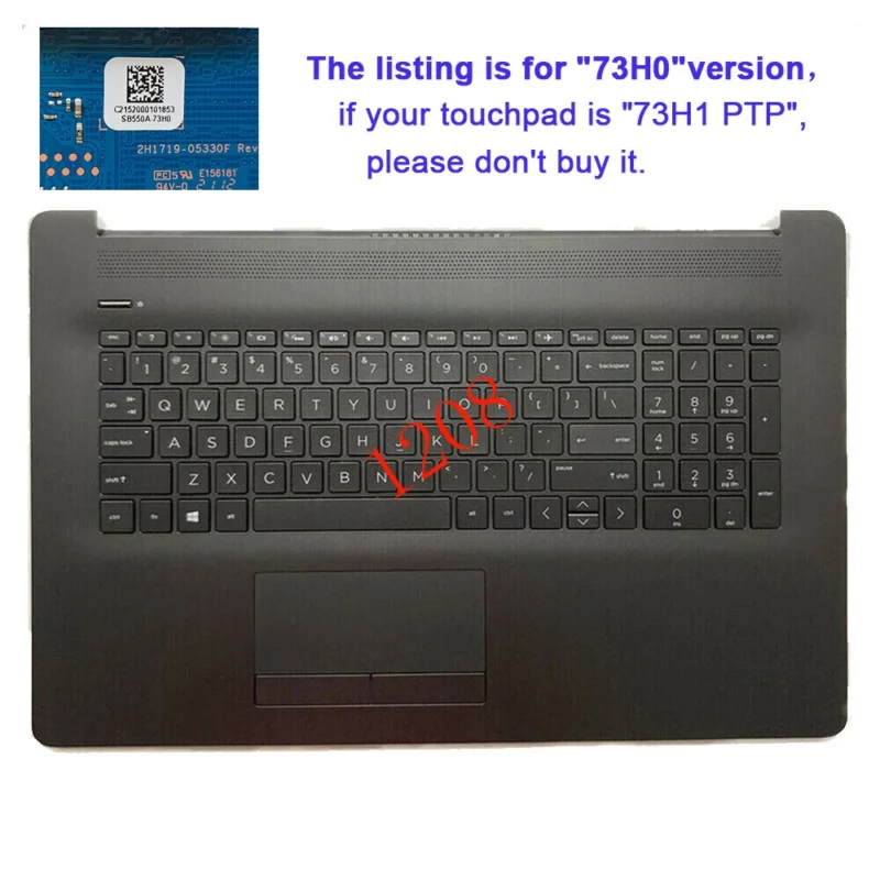 New Palmrest Keyboard &Touchpad For HP 17BY 17-BY 17-CA L22749-001 L22750-001