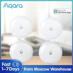 Aqara Czujnik wycieku wody Czujnik wykrywania wycieków wody IP67 Do zdalnego alarmu w domu Czujnik bezpieczeństwa dla aplikacji Mi Home Homekit