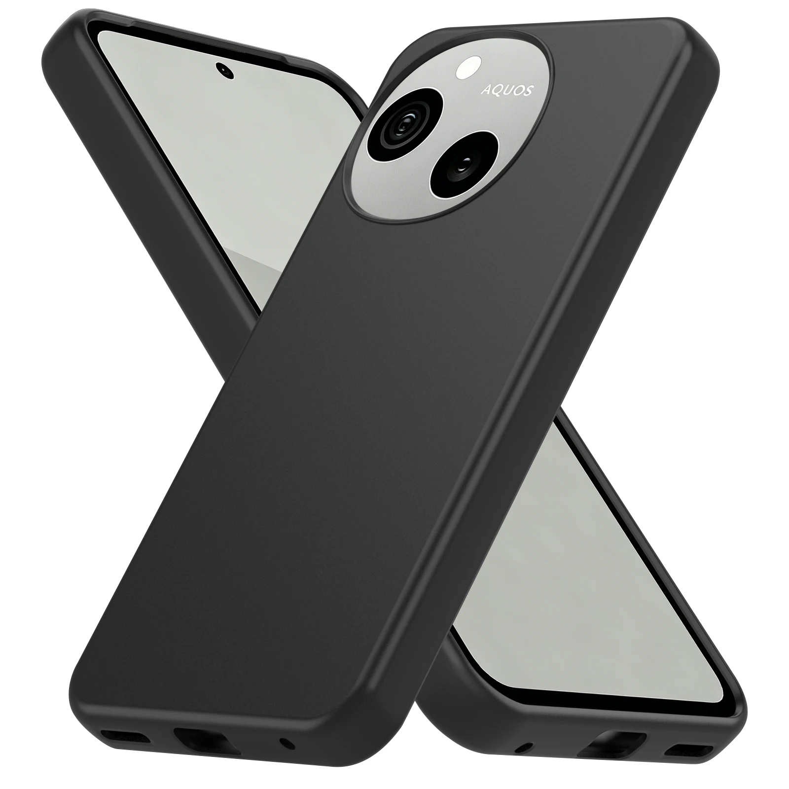 Funda de silicona suave y fina para Sharp Aquos Sense 10, funda trasera de TPU a prueba de golpes para Sharp Aquos Sense 10