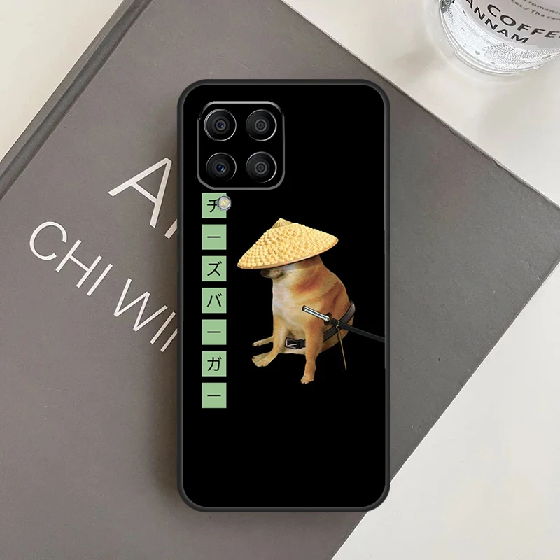 Funny Cheems Doge Case For Samsung Galaxy M34 M54 M14 M31 M51 M12 M32 M52 M13 M23 M33 M53 M20 M30s M31s Cover