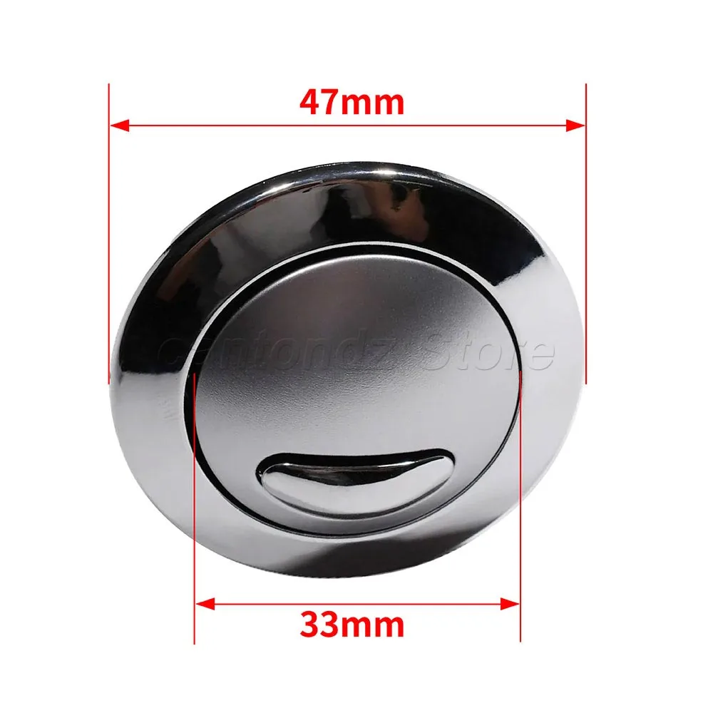 For Siamp Twyford Optima 49 Valve Dual Flush Toilet Cistern Push Button RV Water Tank Drain Button Assembly CF1003CP Chrome