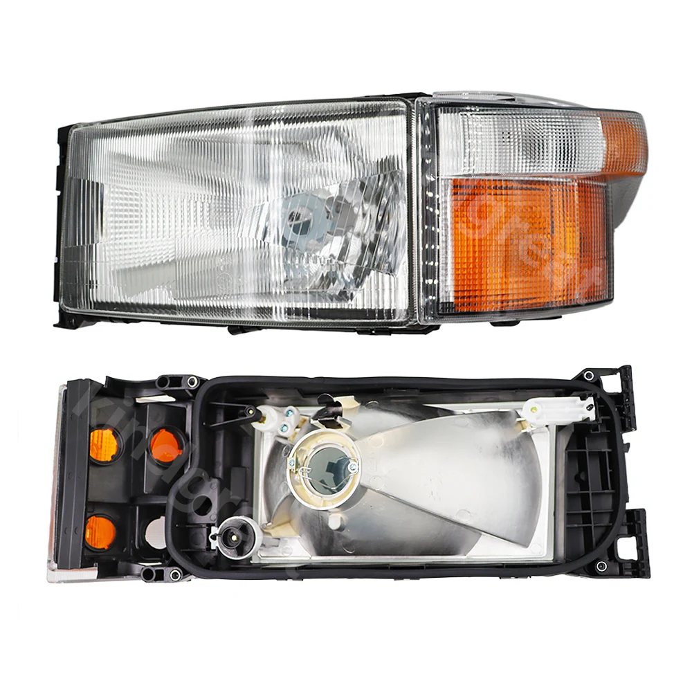 1732510 1732509 European Truck Lamp For Scania 4/P/G/R/T Series RH LH Truck Headlight With Side Lamp 1446588/1446587