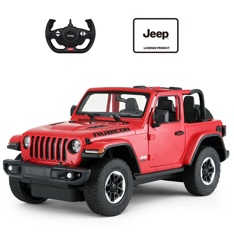 

JEEP Wrangler Rubicon 1:14 Scale RC Car Remote Control Toy Model Car Radio Controlled Auto Vehicle Machine Toys for Kids Adults