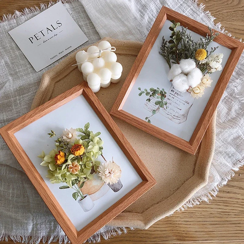 Dried Flowers DIY Photo Frame Making Material Artificial Flowers Wedding Decoration Flores Artificiales Home Decor Accessories