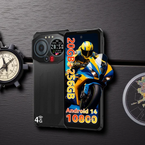 IIIF150 B3 Rugged Phone Dual Display 20GB RAM 256GB ROM 100MP Camera Ultra-Thin Rugged Smartphone 10800mAh G96 Android 14