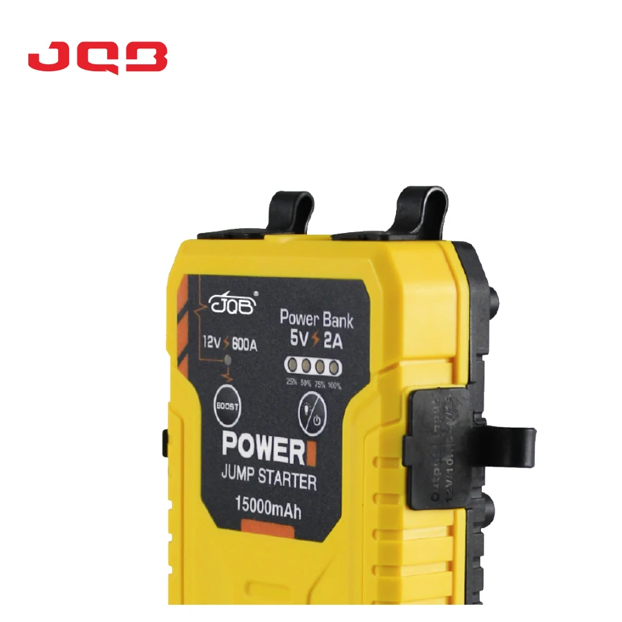 600a peak 15000mah portable power pack for cars truck,suv, certified lithium ion jump starter