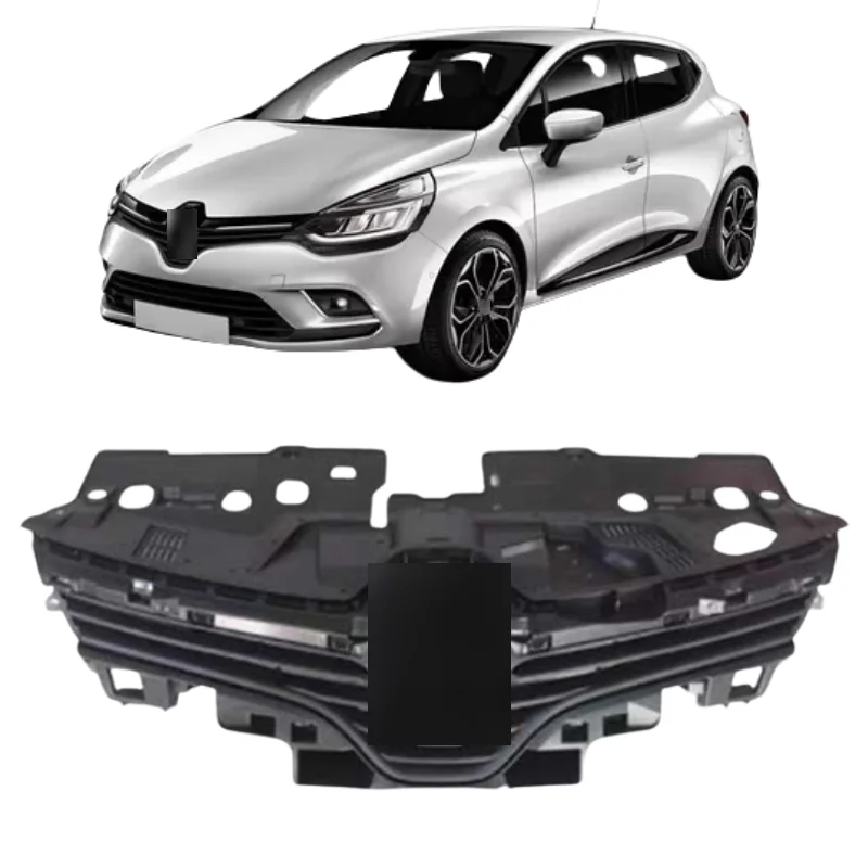 

Front Grille Panel for Renault Clio 4 IV 2016-2019 Replacement Part Ref. 622562901R Compatible Bumper Radiator Cover Trim