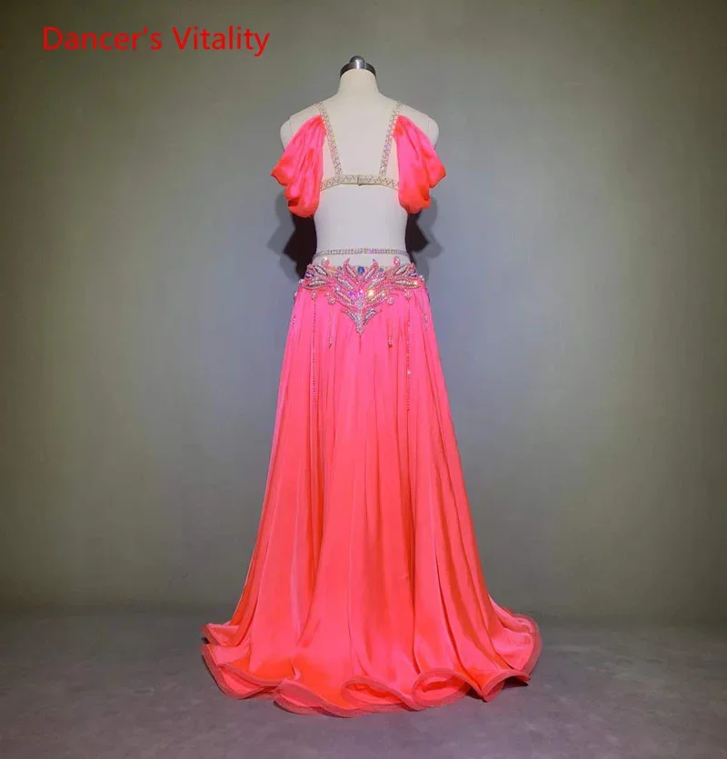 Roupas de competição de dança do ventre para mulheres dança do ventre profissional competição pedras terno personalizado crianças terno oriental