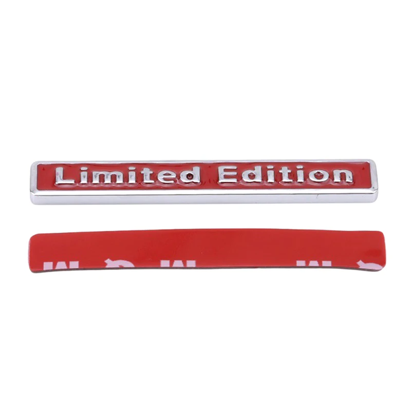 *3D Chrome Metal Sticker Car Accessories Sticker Limited Edition Badge Car Decal Sticker For Car Styling Word Letter Sticker