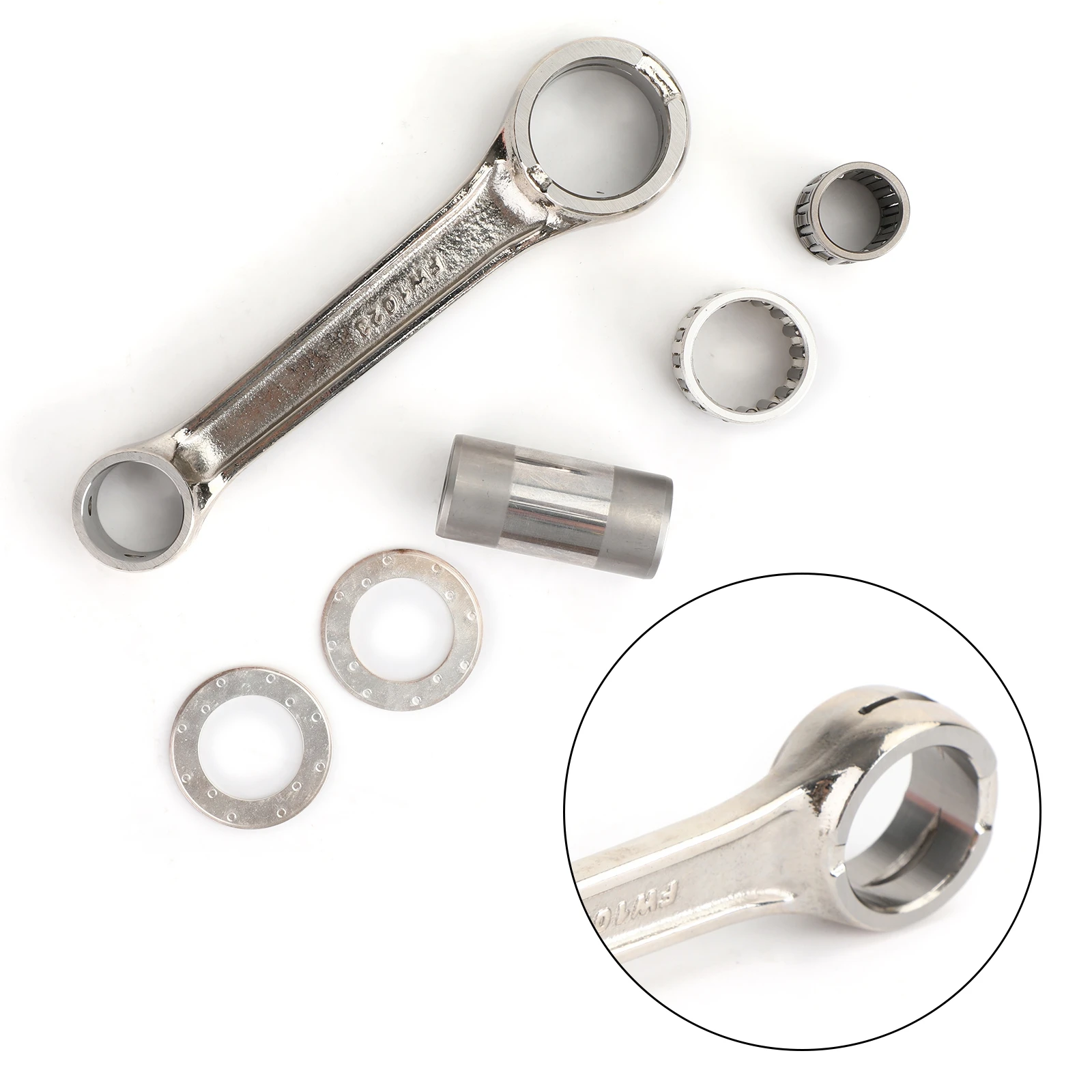 Areyourshop 13044-5048 Connecting Rod Kit For Kawasaki KX500 KX 500 1985-2004 Connecting Rod Crankshaft Rebuild Kit