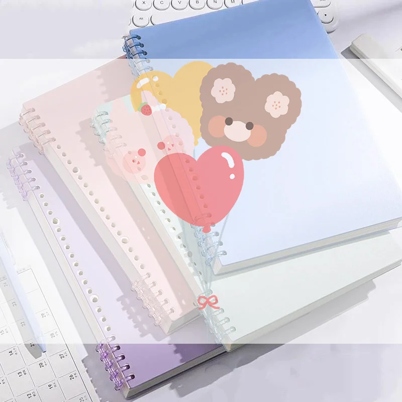 Morandi Color Loose-Leaf Notebook Set Loose-Leaf Notebook, Stationery For School, Meeting Notes, Birthday, And Study Gifts