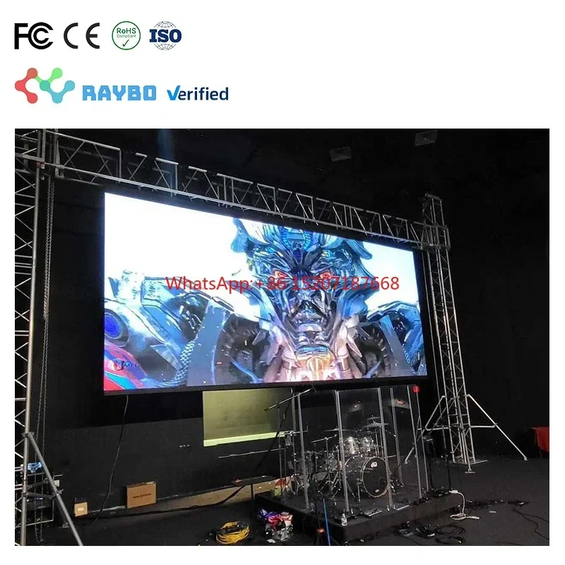 Raybo 4k Pantalla Led Indoor Flexible Rental Led Panel Lightweight DJ Stage Screen Industria Outdoor Led Screen Indoor For Event