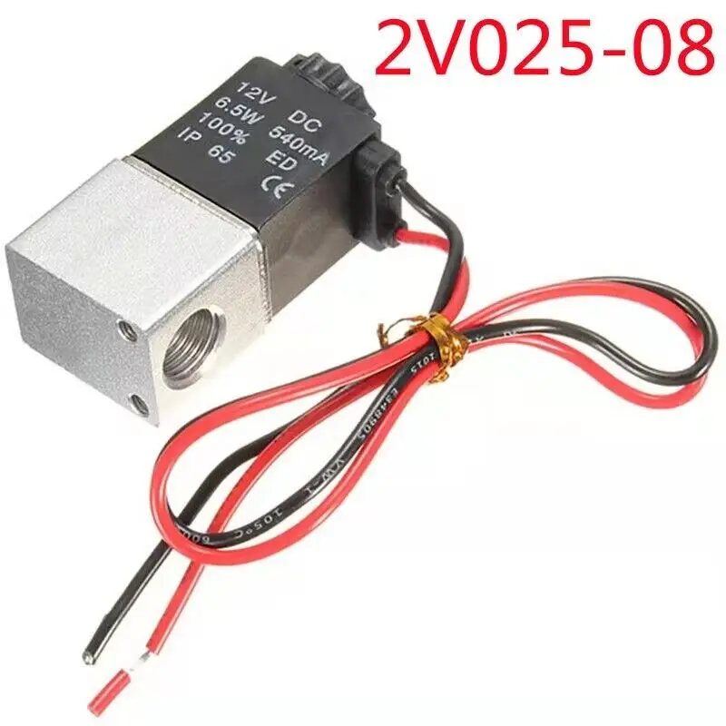 

Compressor Valve 1/4" Normally Closed Pneumatic Aluminum Solenoid Valves 12V 24V Voltage For Air Water Oil