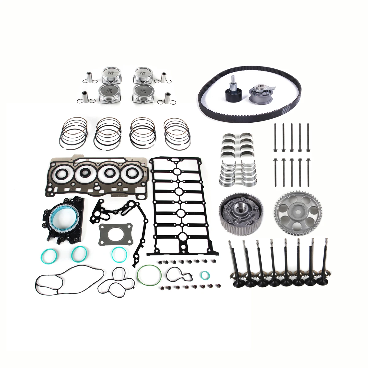 

1.6 Engine Gaskets Overhaul Rebuilding Kit Fit For VW Golf Jetta Caddy Polo Tiguan Taos Skoda Octavia Seat Leon CWVA DWYA CWVB